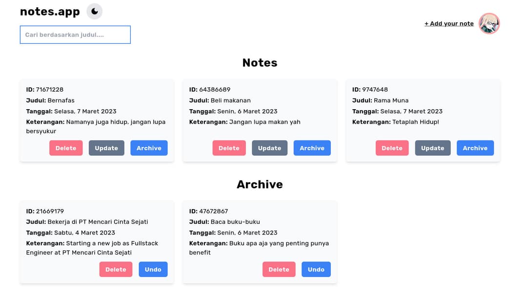 Dicoding react dasar submission